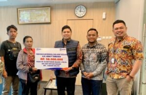 Sah! BRI Cabang Balige Serahkan Santunan Asuransi AMKKM