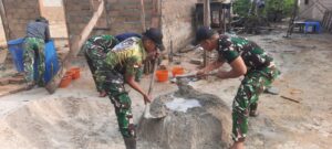 Sasar Rumah Warga Kurang Mampu, Satgas TMMD Kodim 0432/Basel Rehab RTLH Jadi Layak Huni Warga Pulau Lepar