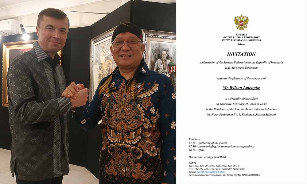 Wilson Lalengke Diundang Duta Besar Rusia untuk Buka Puasa Bersama di Kediaman Dubes