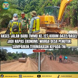Akses Jalan Baru TMMD Jadi Napas Ekonomi, Warga Desa Penutuk Sampaikan Terima Kasih kepada TNI