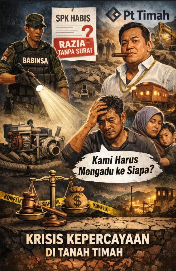 Mesin Disita, SPK Disebut Habis: Siapa Berwenang di Tambang 21 Tempilang?
