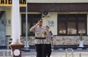 Upacara Sertijab, Kapolres Bangka Tengah Pimpin Pergantian Sejumlah Pejabat Utama dan Kapolsek