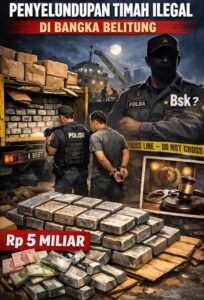Kasus Timah Ilegal Pangkalpinang Menggema, Publik Tagih Keberanian Bongkar Aktor Utama