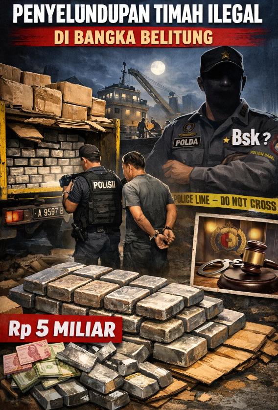 Kasus Timah Ilegal Pangkalpinang Menggema, Publik Tagih Keberanian Bongkar Aktor Utama