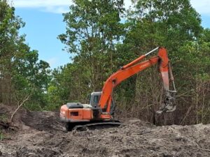 Ditreskrimsus Polda Babel Tertibkan Tambang Timah Ilegal di Kawasan Hutan Produksi Belinyu