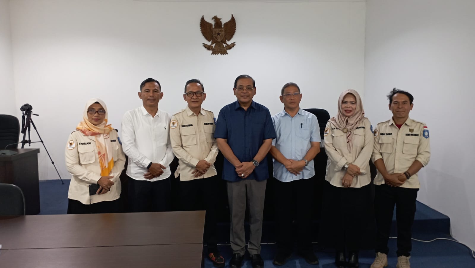 Bersama Senator Bahar Buasan, KI Pusat Evaluasi Kinerja dan Fasilitas KI Babel
