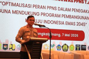Pesan Wakapolda Babel Saat Buka Bintek Bagi Korwas PPNS : Penting Tingkatkan Kapasitas dan Kompetensi