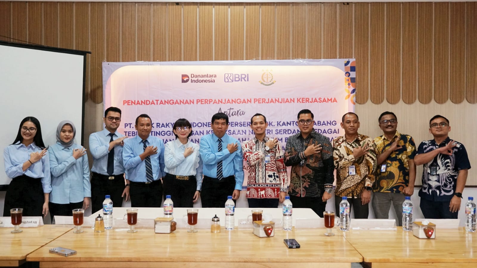 BRI Tebing Tinggi Perpanjang Nota Kesepahaman Bidang Perdata dan TUN
