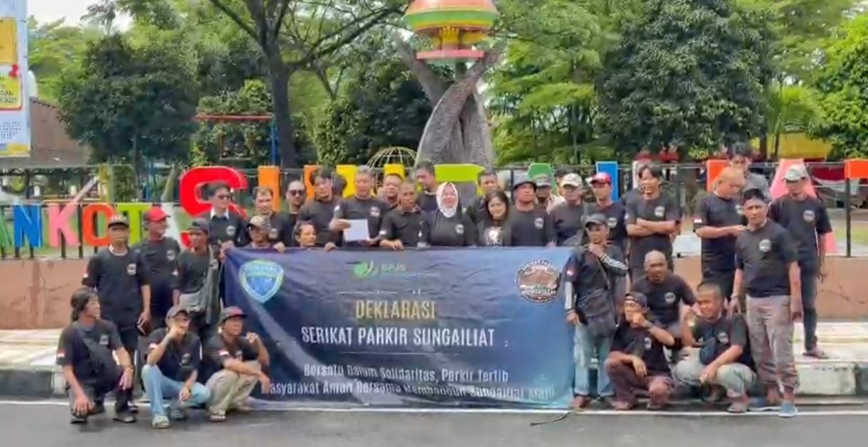 Serikat Parkir Sungailiat Deklarasi Komitmen: Tolak Pungli, Dukung Ketertiban, dan Dapat Perlindungan Kerja
