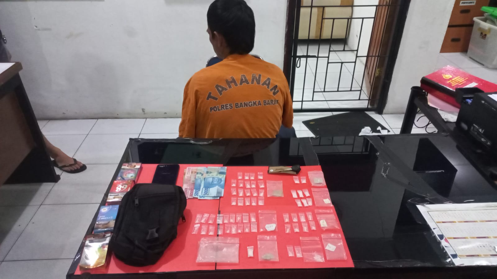 Ngopi Sambil Simpan Sabu, Pria di Warkop Belo Laut Diamankan Tim Hantu Polres Bangka Barat