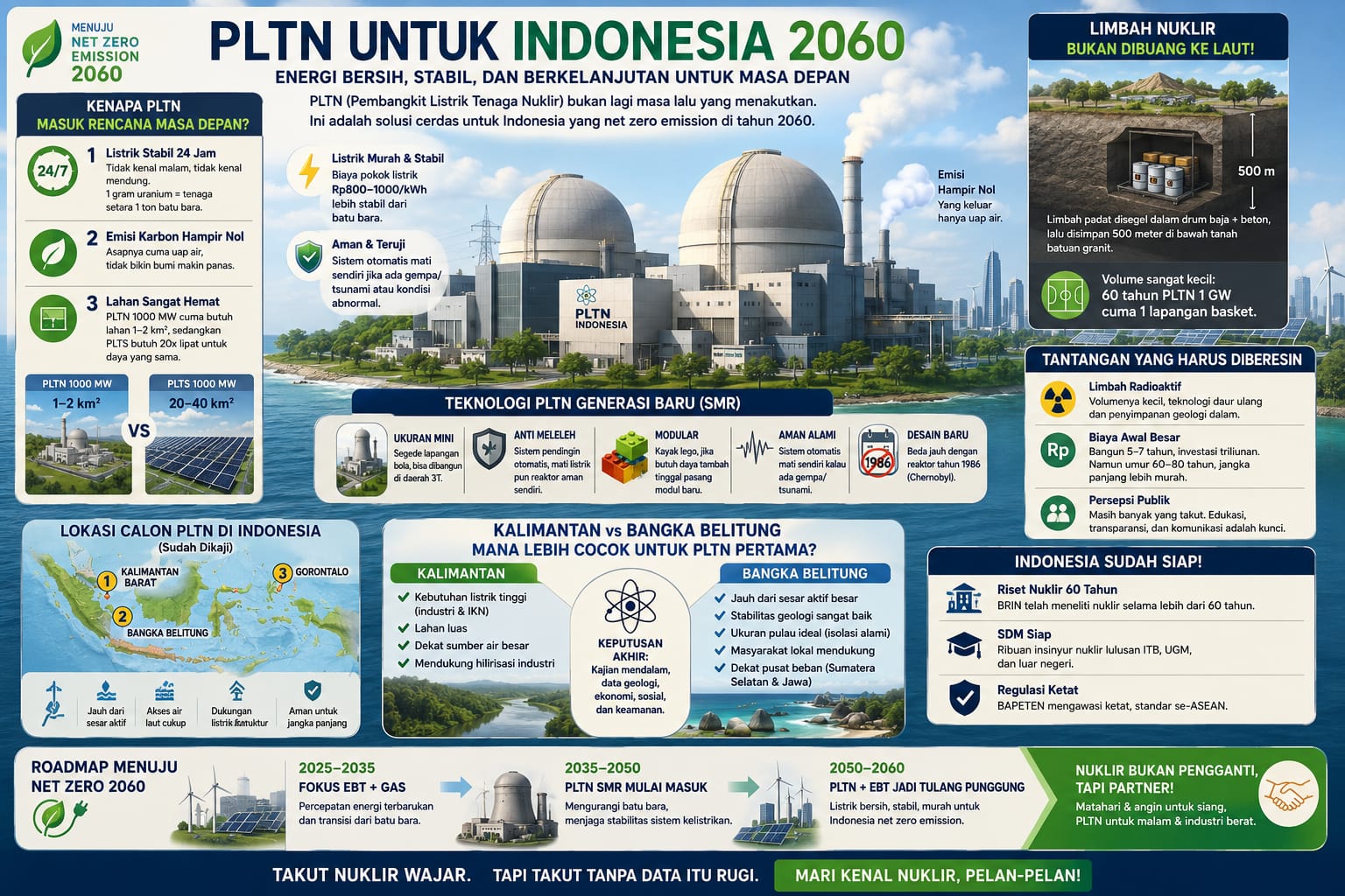Bangka Belitung di Radar PLTN Nasional, Peluang Emas atau Tantangan Baru?