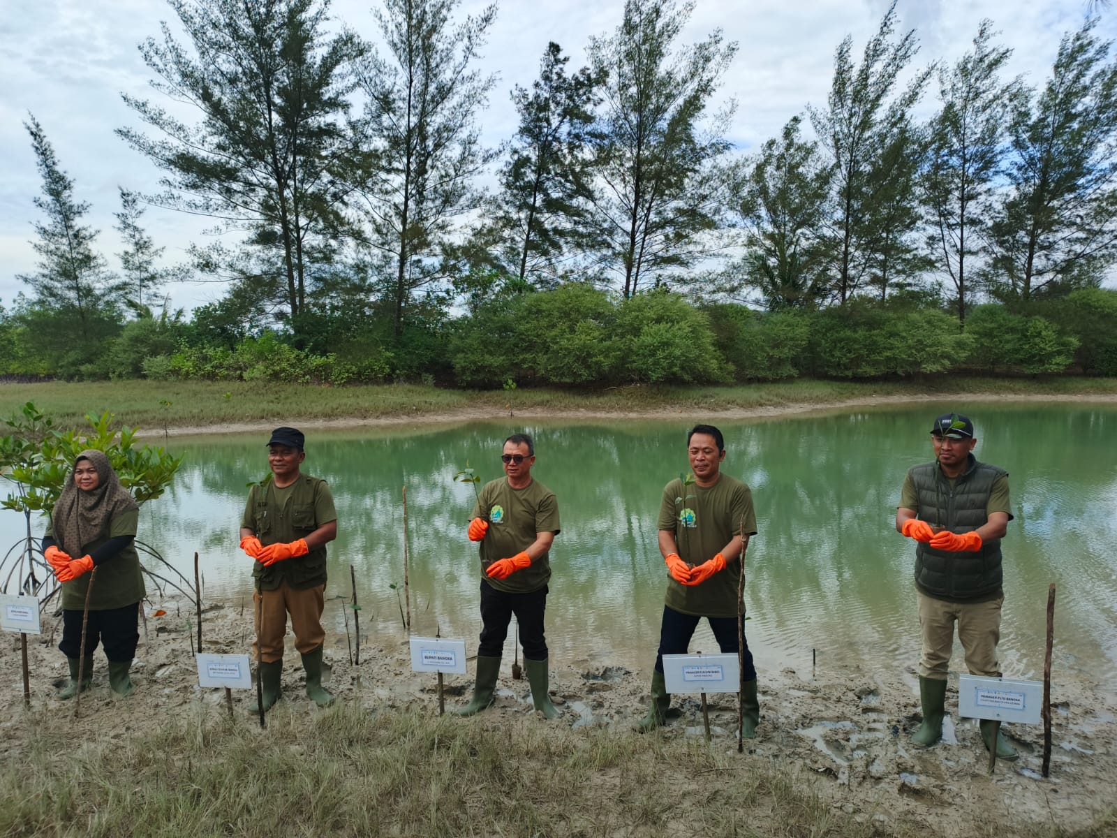 Aksi Peduli Lingkungan : PLTU Bangka Bersama DLH Bangka Peringati Hari Lingkungan Hidup Sedunia 2026 di Takari