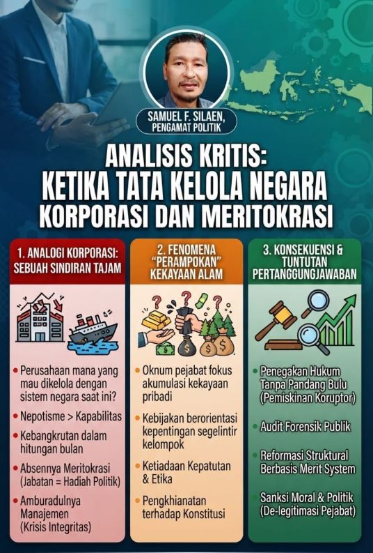 “Negara Harus Dikelola dengan Meritokrasi, Bukan Kepentingan Politik”