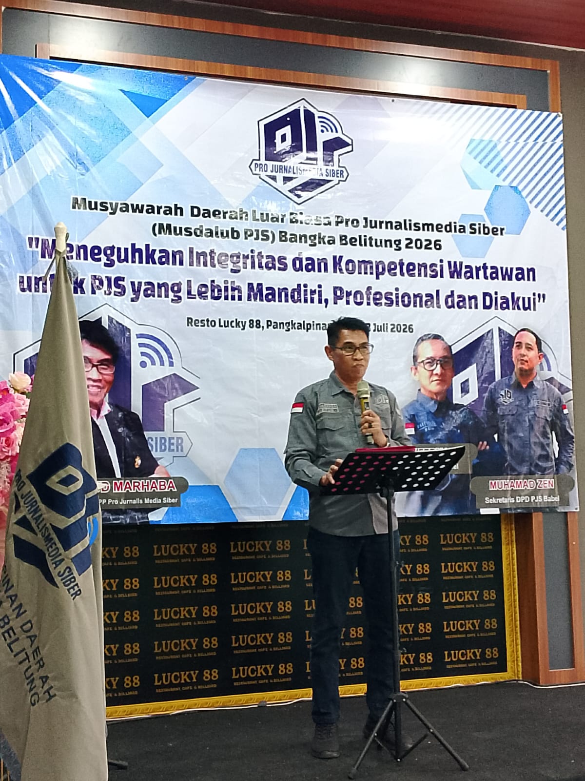 Mahmud Marhaba Tegaskan PJS Rumah Besar Wartawan Profesional, Ade Agustina Apresiasi Sinergi dengan Ditjenpas Babel
