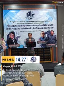 Tongkat Estafet Kepemimpinan Beralih, Agus Eko Nahkodai PJS Bangka Belitung Secara Aklamasi, Rikky Fermana Siap Melaju ke DPP PJS