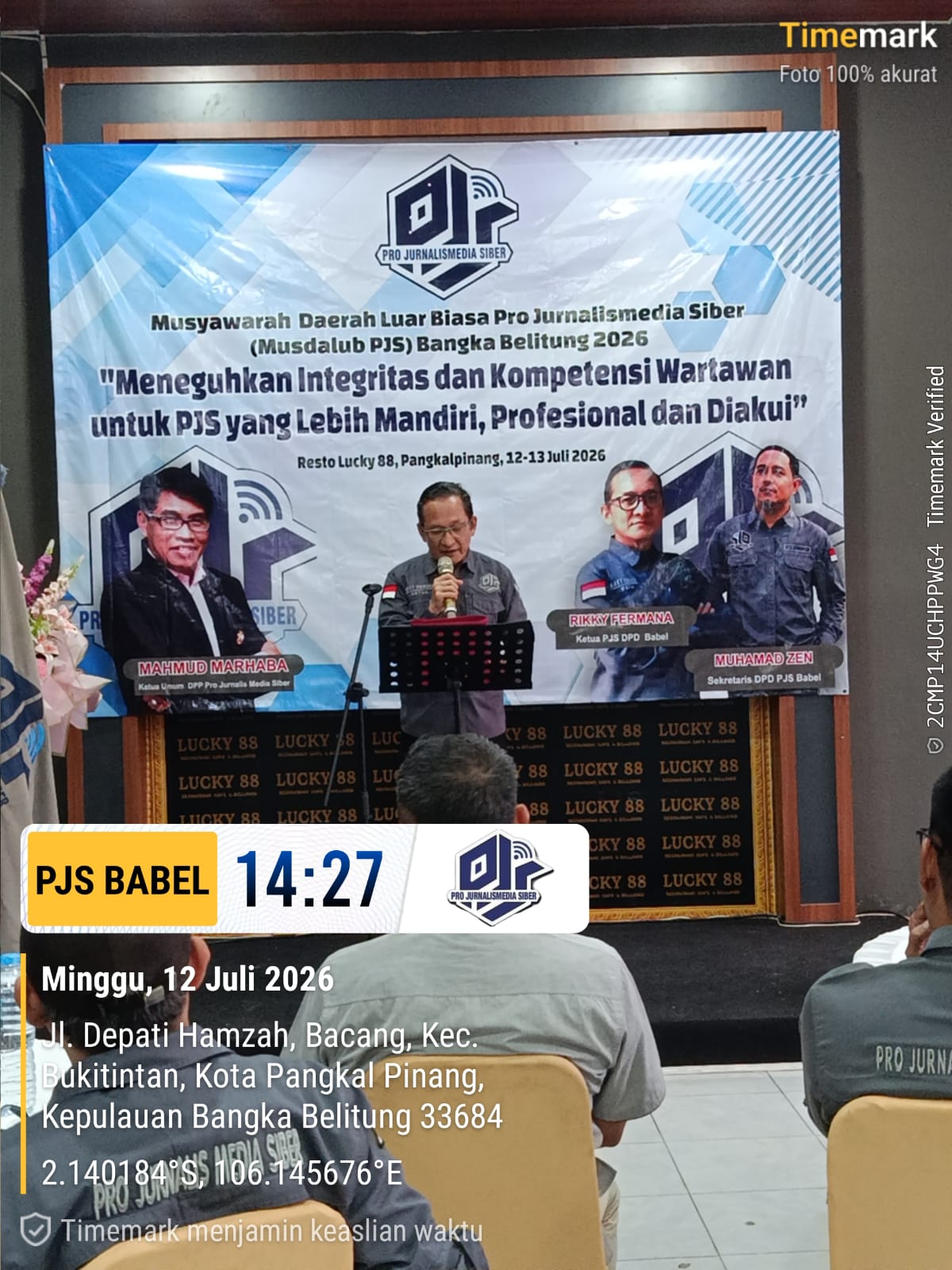 Tongkat Estafet Kepemimpinan Beralih, Agus Eko Nahkodai PJS Bangka Belitung Secara Aklamasi, Rikky Fermana Siap Melaju ke DPP PJS