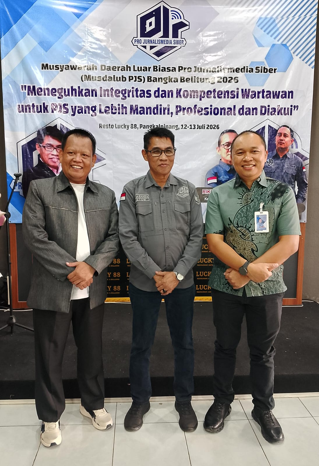 Hadiri Musdalub PJS Babel, Kanwil Kemenkum Tekankan Profesionalisme dan Integritas Insan Pers