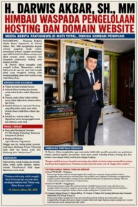 Pernyataan Redaksi Media Berita FaktaNews