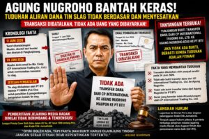 Merasa Difitnah, Agung Nugroho Beberkan Kronologi Pembatalan Transaksi Tin Slag dan Siapkan Langkah Hukum