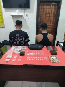 Tim Hantu Satresnarkoba Polres Bangka Barat Gerebek Kontrakan di Tempilang, 45 Paket Diduga Sabu Disita