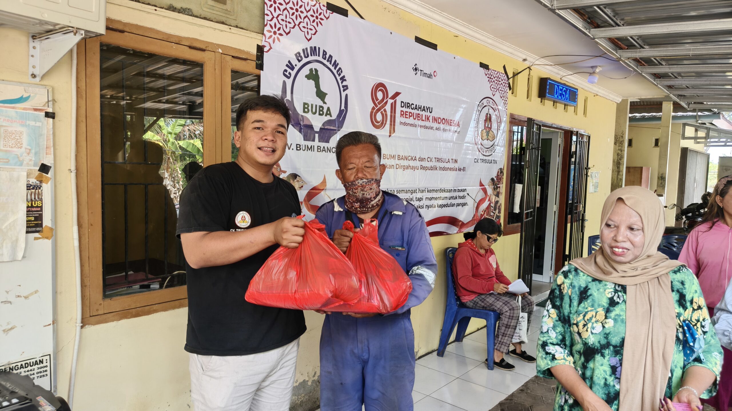 HUT RI ke-81, CV Buba dan Trisula Tebar Kepedulian: 1.500 Paket Sembako untuk Warga Lima Kelurahan