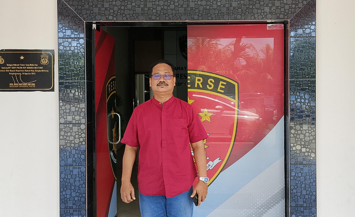 Tuding Aniaya Wartawan AW, Saksi Ridwan Diminta Keterangan Oleh Penyidik Ditkrimsus Polda Babel