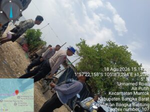Polres Bangka Barat Hentikan Aktivitas 30 Ponton Selam Ilegal di Perairan Tanjung Ular