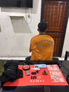 Tim Hantu Polres Bangka Barat Tangkap Pria Asal Belinyu Bawa 6 Paket Sabu di Belo Laut