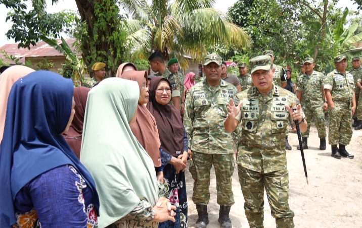 Pangdam XIX Tuanku Tambusai Tinjau Manunggal Air, 512 Warga Rasakan Manfaatnya