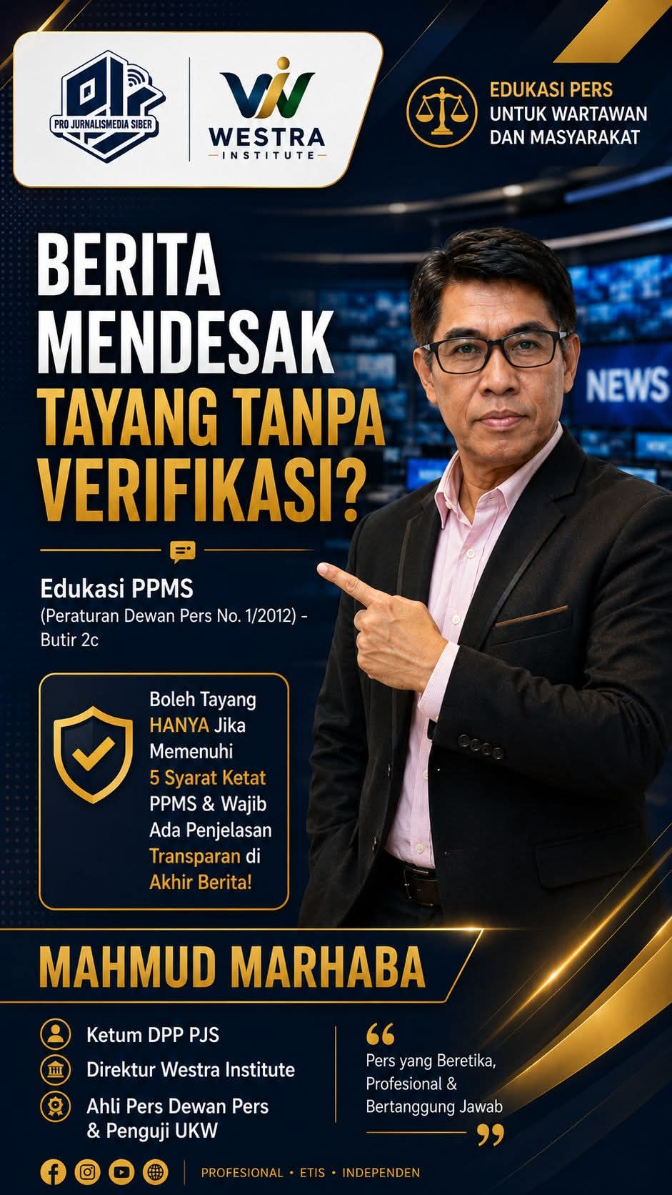 Berita Mendesak Boleh Tayang Tanpa Verifikasi? Eits, Ini Syarat Ketatnya!