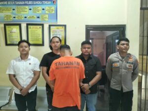 Timgab URC Polda Babel-Polres Bangka Tengah Tangkap Pelaku Penipuan Bermodus Ngaku Polisi
