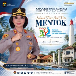 Mentok Genap 292 Tahun, Kapolres Babar Jaga Warisan Sejarah untuk Masa Depan