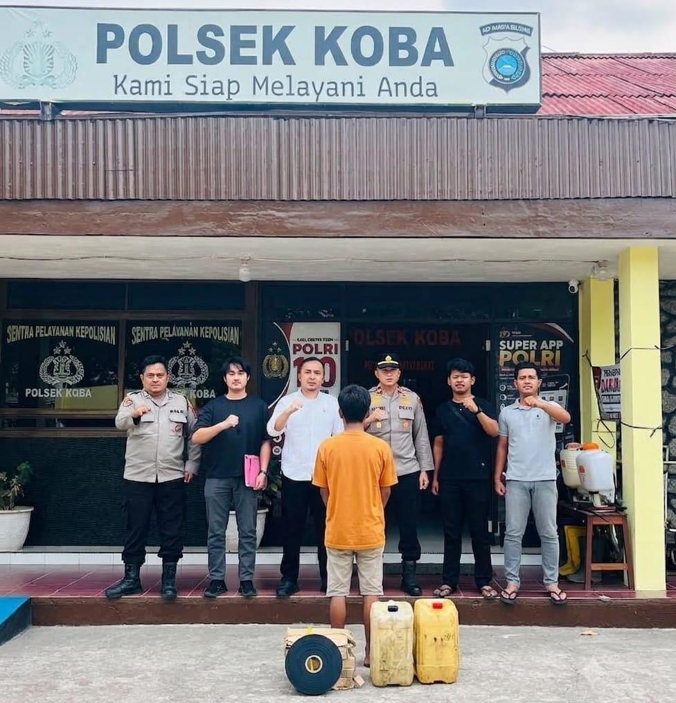 Nekat Curi Barang Milik Kebun Bosnya, Pria Berinisial Ma Diringkus Timgab URC Polres Bateng-Polsek Koba