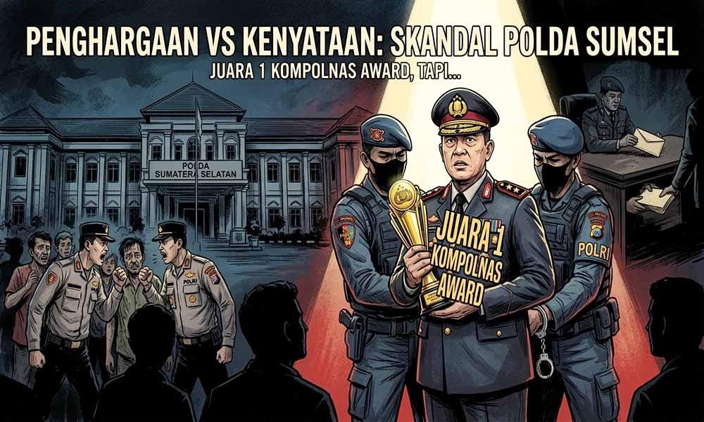 Anomali Polda Sumsel: Raih Juara 1 Kompolnas Award Saat Kapoldanya Dilaporkan ke Propam
