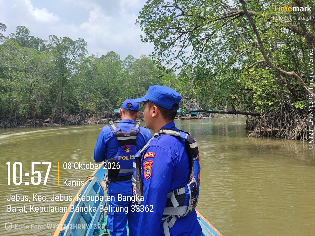 Polres Bangka Barat Ultimatum Penambang DAS Kampak: Legalitas Belum Terbit, Jangan Beraktivitas