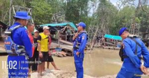Polres Bangka Barat Ultimatum Penambang DAS Kampak: Izin Belum Terbit, Jangan Nekat Bekerja