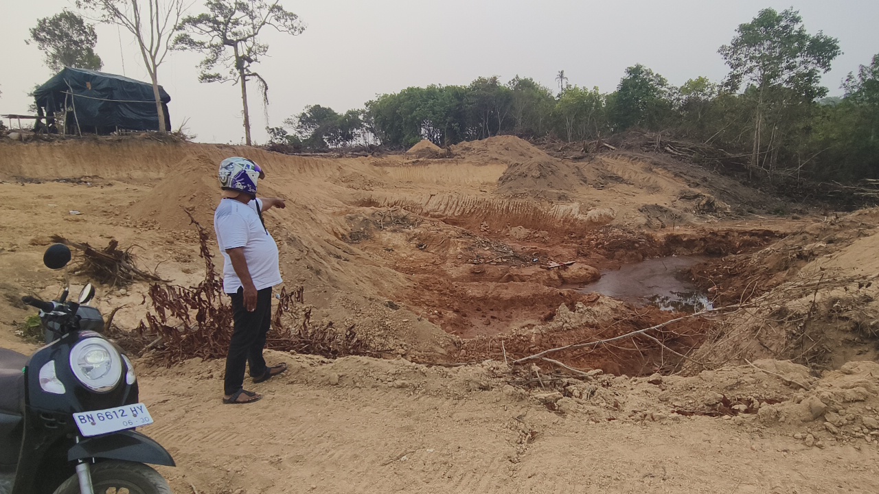 Polres Bangka Barat Cek Hutan Lindung Berhala Usai Viral Pemberitaan Tambang Ilegal