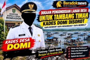 LAHAN DESA DIDUGA DIKONDISIKAN UNTUK TAMBANG TIMAH, NAMA KADES ROHMADON DISOROT: SIAPA BERMAIN, SIAPA MENAMBANG, SIAPA MEMBELI?