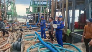 Polres Bangka Barat Hentikan Tambang Ilegal di Perairan Belembang, Penindakan Disiapkan Jika Berulang