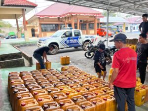 Polres Bangka Selatan Bongkar Praktik Penyalahgunaan BBM Subsidi, 3.040 Liter Pertalite Diamankan