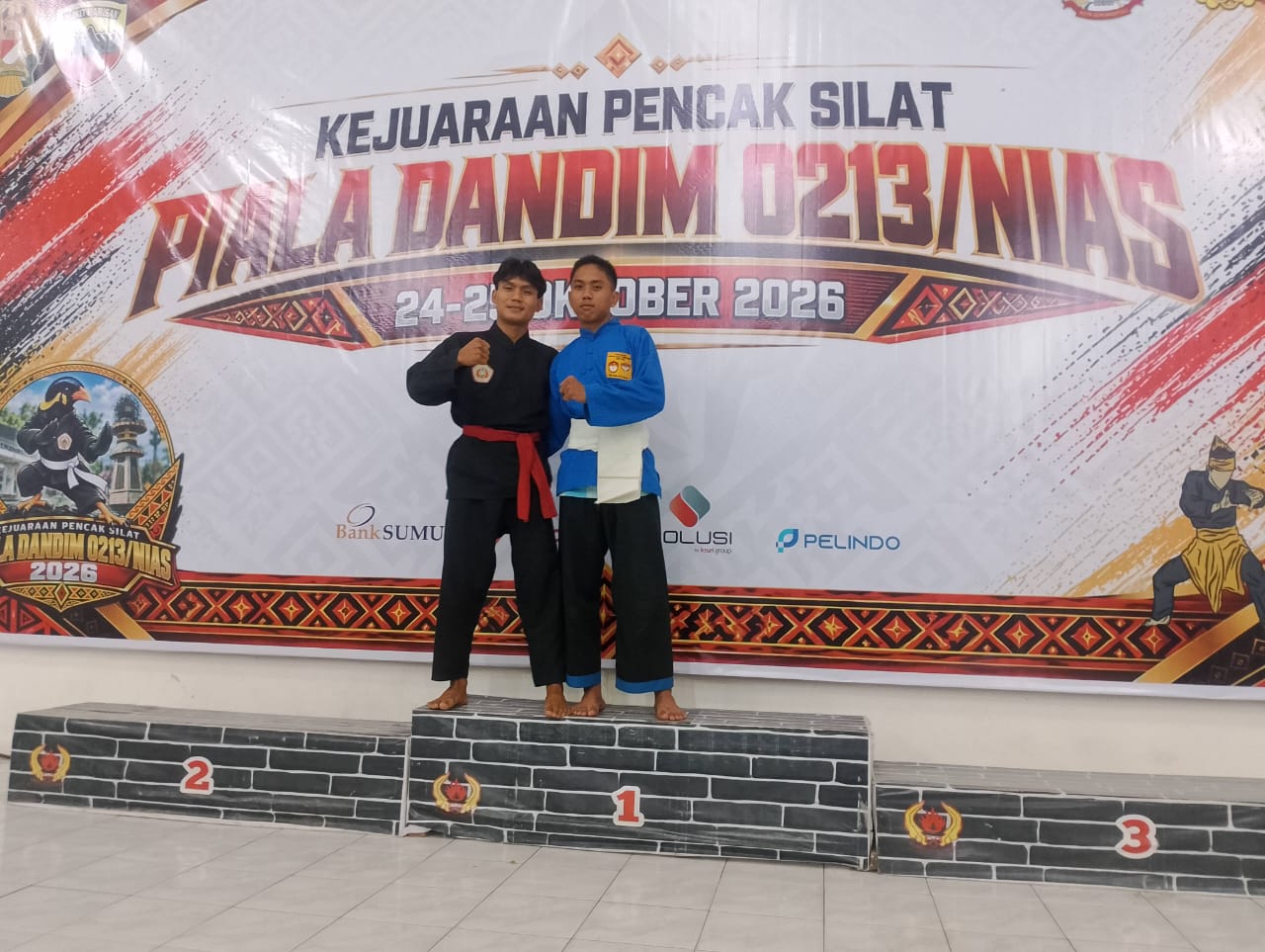 PESILAT THS-THM DISTRIK KEPULAUAN NIAS RAIH MEDALI EMAS PADA KEJUARAAN PENCAK SILAT IPSI KOTA GUNUNGSITOLI 2026